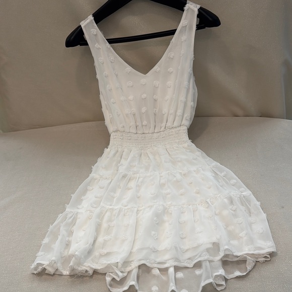 Emerald Sundae Dresses & Skirts - Emerald Sundae Ivory Floral Mini Dress